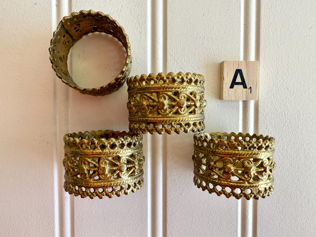 Assorted Vintage Napkin Rings - Etsy