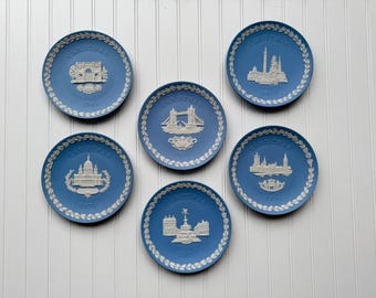 Wedgewood Jasperware Christmas plates