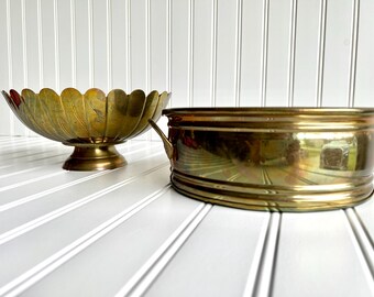 Vintage brass bowl