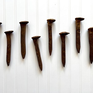 Vintage railroad spikes