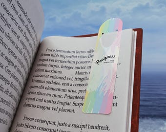 Progress Over Perfection Aluminum Bookmark | Colorful Inspirational Bookmark | Reader Gift | Book Lover | Teacher Gift