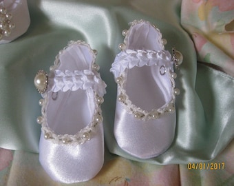 Baby Girl Christening Shoes