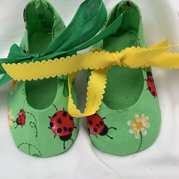 Ladybugs and more  baby shoes