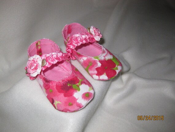 Floral baby best sale shoes