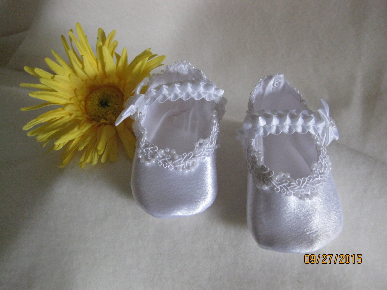 Baby Girl Christening Shoes Etsy