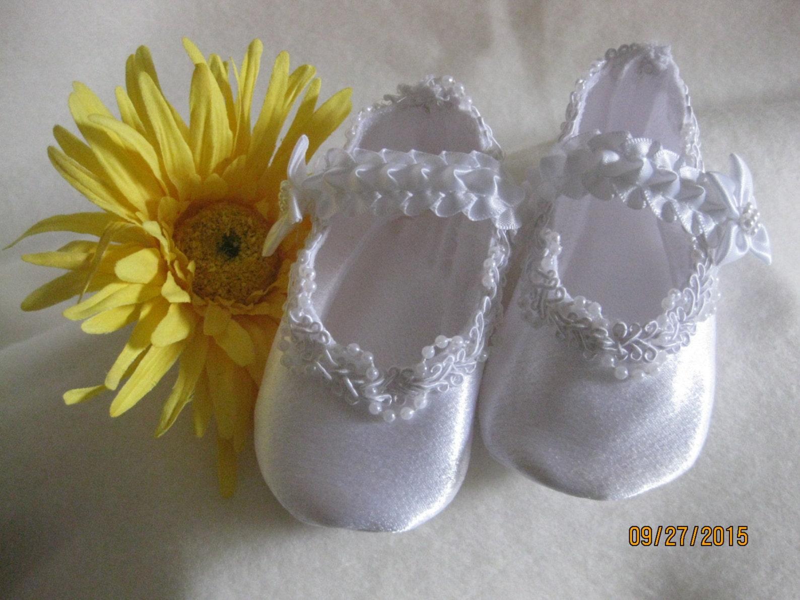 Baby Girl Christening Shoes Etsy