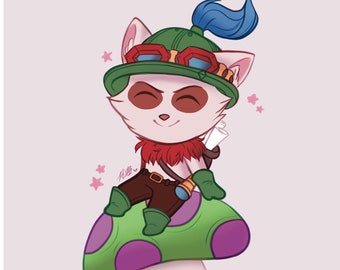 League of Legends Teemo Print - 5x7