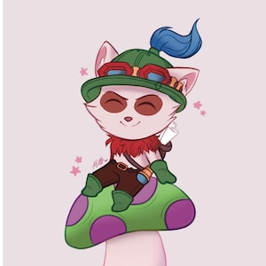 League of Legends Teemo Print - 5x7