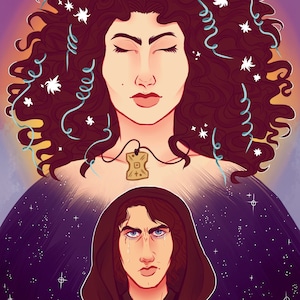 Star Wars Anakin and Padme - 11x17 Print