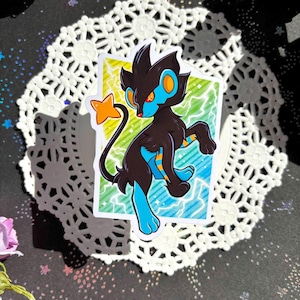 Luxray Poke Sticker  3.5&quot;