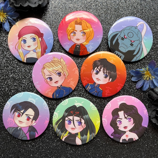 Fullmetal Alchemist Anime | 1.75” Buttons