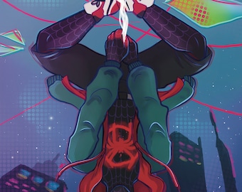 Spiderman Miles Morales - Impresión 11x17