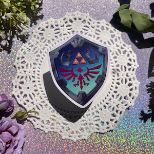 Zelda Hylian Shield Vinyl Sticker 3&quot;