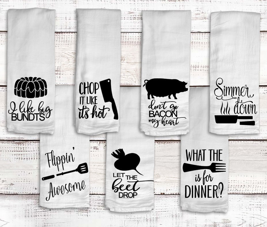 MAINEVENT Funny Kitchen Towel 4 Pack 18x24 Inch, Set of 4 Cute Kitchen  Towel, Funny Dish Towel Saying, Funny Housewarming Gift Funny Hand Towel  Alexa