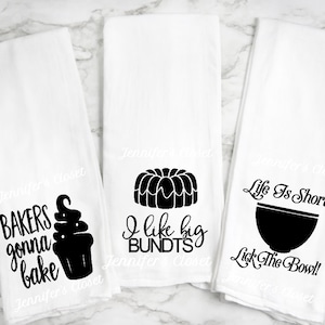 Baking Gift, Flour Sack Dish Towels, Chef Gift,