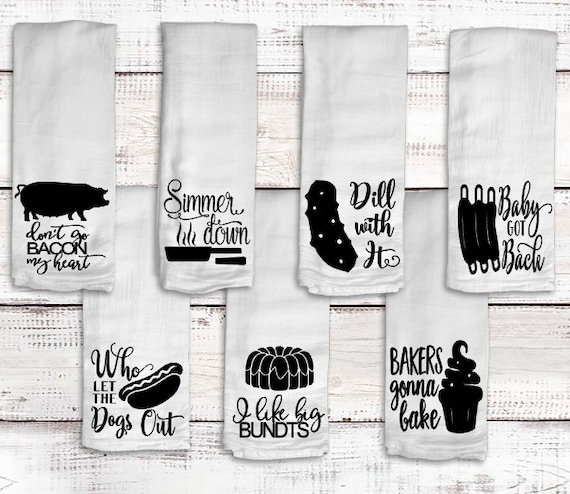 Funny Kitchen Towels for New Home, Grilling Gifts for Men, I Like Big Cups  Grilling Towels, Dad Birthday Gift From Daughter, Barbeque Gifts 