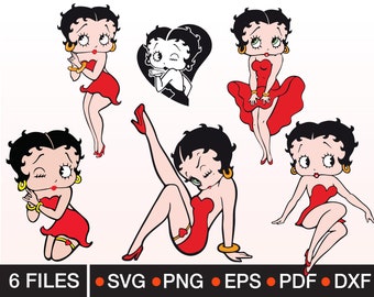 Download Betty Boop Svg Etsy