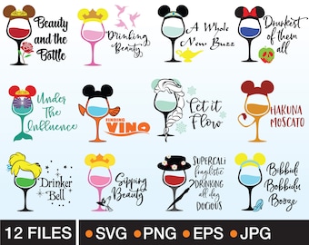 Download Disney Princess Wine Etsy