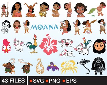 Baby Moana Svg Etsy