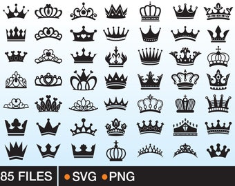Princess Crown Svg Etsy