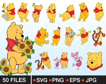 Winnie Pooh Svg Etsy