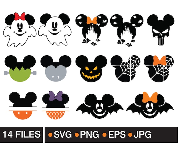 Download Mickey Minnie Halloween Svg Bundle Halloween Svg Bundle Etsy