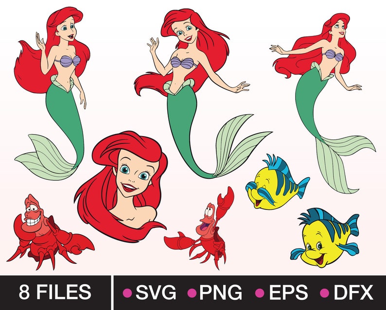 Little Mermaid Cut File Ariel Svg Disney Princess Svg Little Mermaid Clipart Little Mermaid Bundle 8 Svg Cut Files Little Mermaid Svg Digital Drawing Illustration Pmgroup Pwr Edu Pl