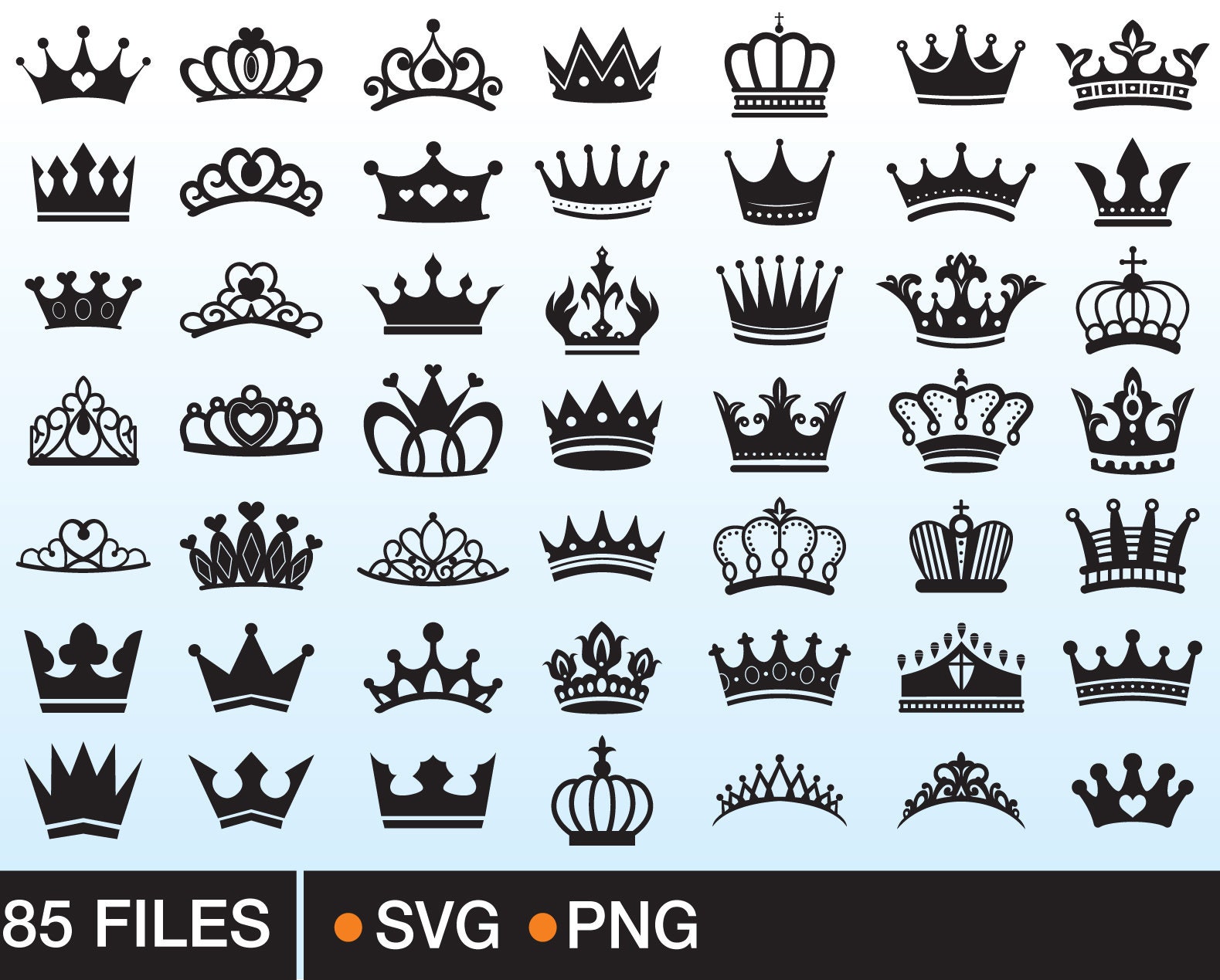 Princess Tiara SVG King Crown Queen Crown Svg File for | Etsy