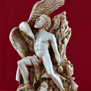 Escultura de estátua de titã de Prometeu NOVA mitologia frete grátis rastreamento 8 polegadas