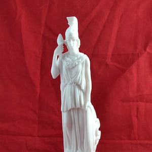 Statua di Atena, dea della saggezza, mitologia greca, 25 cm