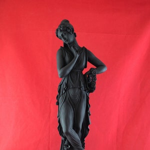 Persephone Goddess Queen of the Underworld greek mythology statue Black 38cm 15 inches