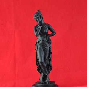 Persephone Goddess Queen of the Underworld greek mythology statue Black 18cm 7 inches