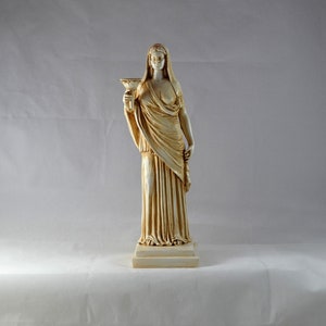 Persefone Dea Regina degli Inferi Statua invecchiata 25 cm 10 pollici