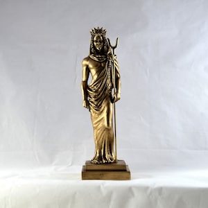 Hades Gold Pluto Underworld God statue  21 cm 8,2 inches