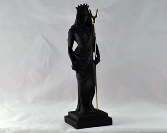 Hades  Pluto Black Underworld God statue  21 cm 8,2 inches