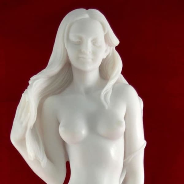 Female Nude Naked Girl  Erotic Statue Sculpture 16in (41cm)