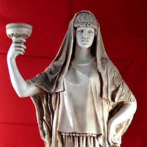 Hestia Guardian Deity of the House - Family statue greek 25 inches