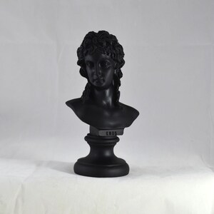 Eros  Βust black statue love god NEW 16cm- 6.3 inch