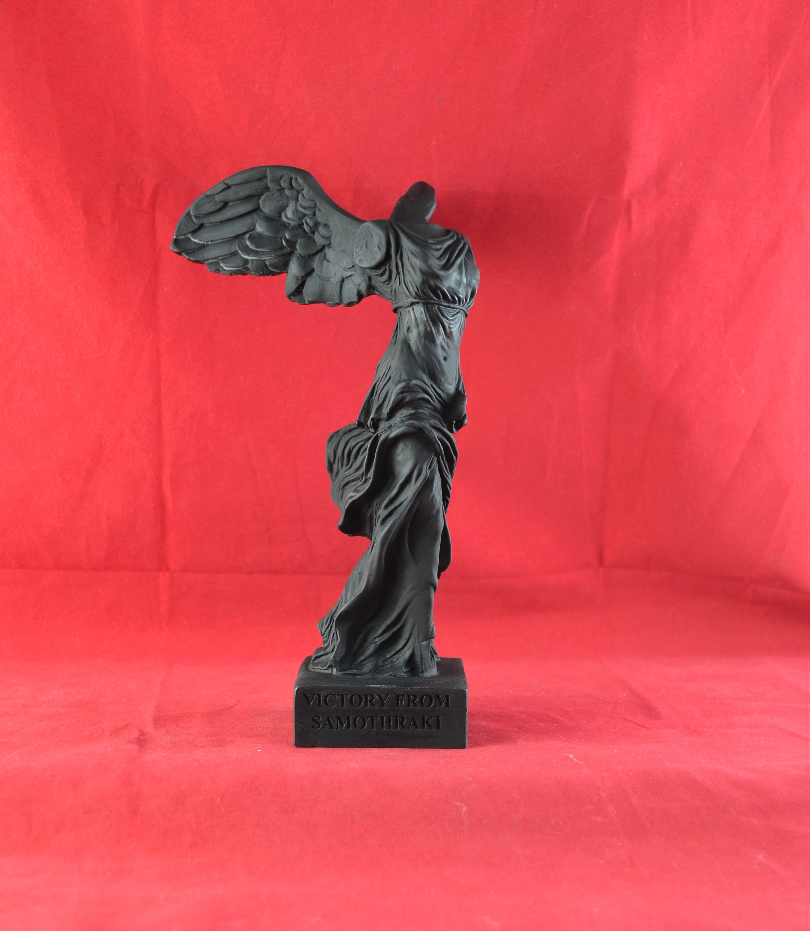 ニケのサモトラケの勝利の女神像彫刻黒新神話20 cm - 8インチ - Etsy 日本
