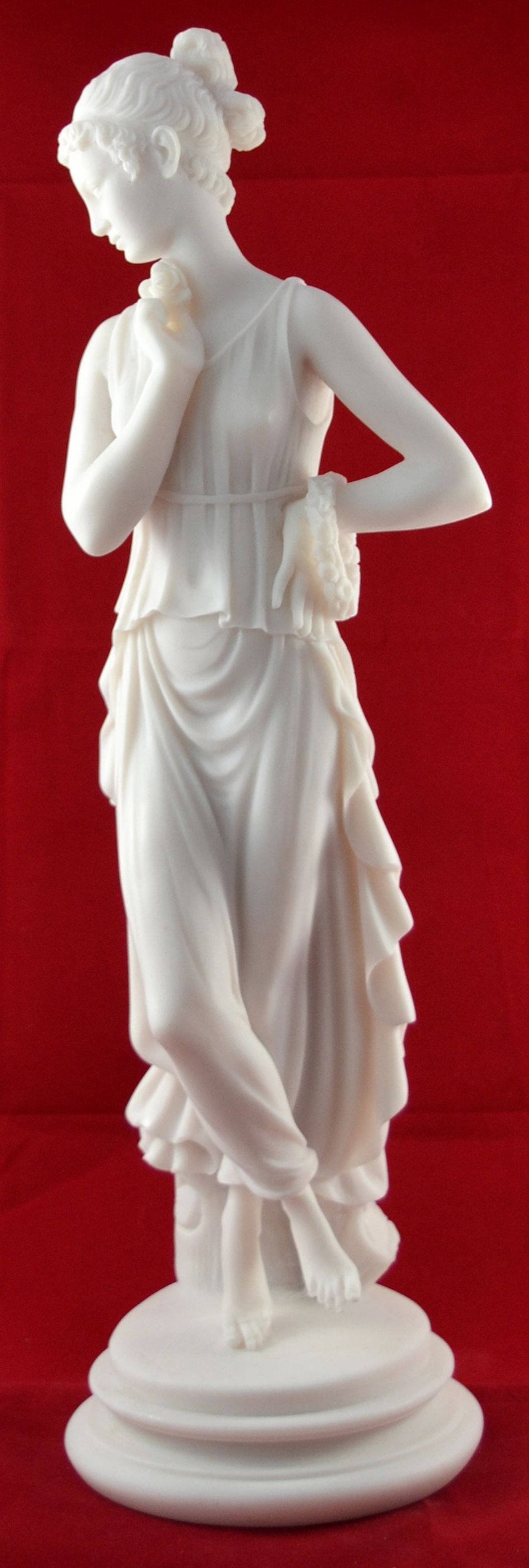 Statuetta Ade Statua Ade Plutone Dio Degli Inferi - Alabastro 13 Cm,  Decorazione Greca Decorazione Mitologica Greca, image size:794x2350