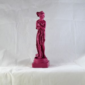 Persephone Pink Statue  , Kore Goddess Queen of the Underworld  mythology statue 16 cm - 6 inches