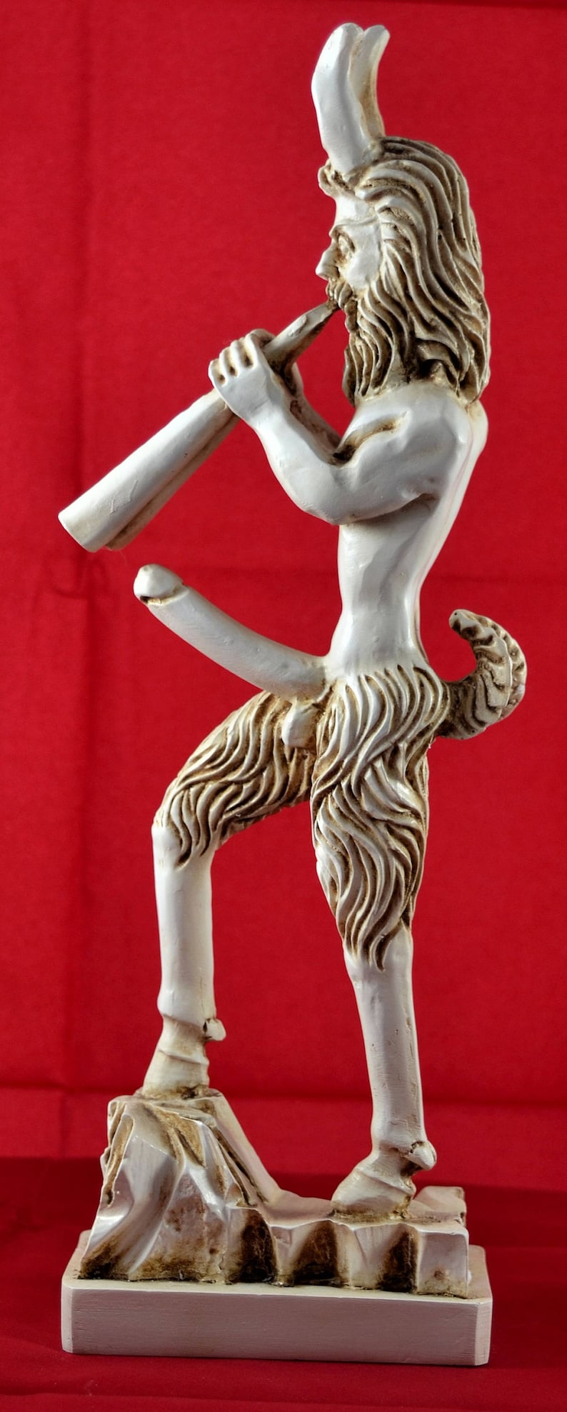 PAN Satyr Griechischer Gott der Wildnis & Natur Statue Etsy.de