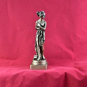 Persephone Gold , Kore Goddess Queen of the Underworld  greek mythology statue 16 cm - 6 inches