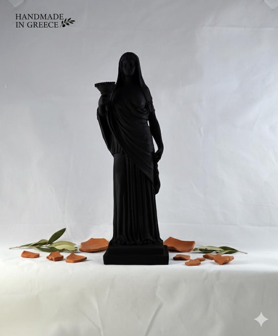 ペルセポネ 黒い女神 冥界の女王 像 25 cm 10 インチ - Etsy 日本