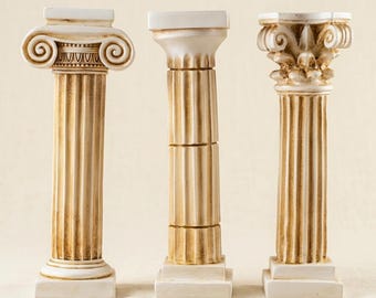 ギリシャ風柱 コリント式柱 建築装飾彫刻 10.2インチ - 26 cm - Etsy 日本