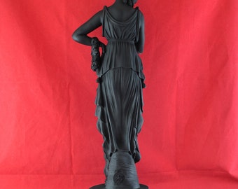 ペルセポネ女神 冥界の女王 ギリシャ神話 彫像 黒 38 cm 15 インチ