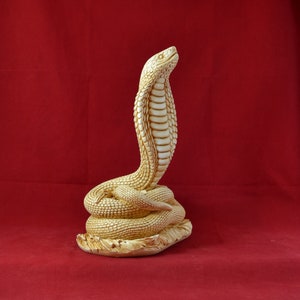 Cobra Snake Aged Patina Sculpture Greek Animal Marble Statue  26 cm - 10.25 inch