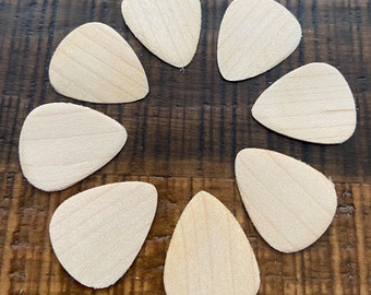 Handmade Guitar Picks - Maple