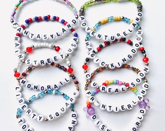 Disney Inspired Friendship Bracelet Set – Theme Park Edition 10 Pack