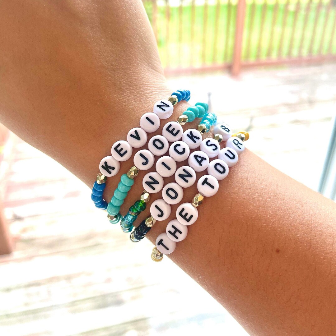Jonas Brothers Friendship Bracelets Set of 5 Arm Candy Etsy UK